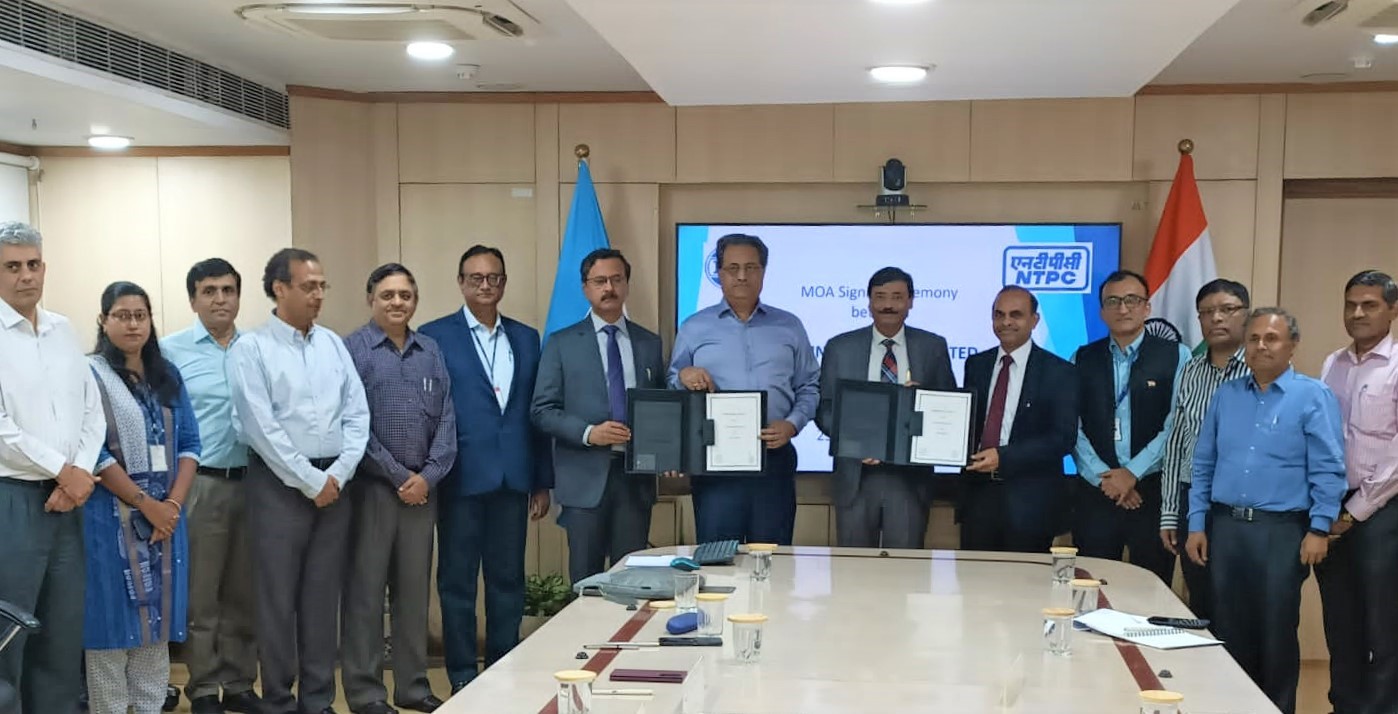 EIL and NTPC execute Memorandum of Agreement (MoA) to Collaborate in the Emerging Green Business Segment