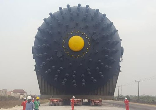 Construction in progres for Dangote Refinery & Petrochemical Project, Nigeria