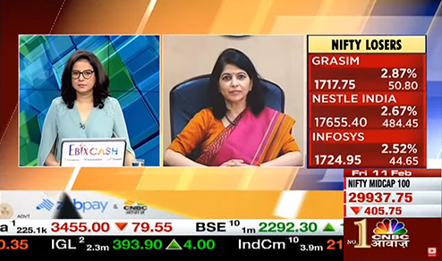 Interview of Ms. Vartika Shukla, C&MD, EIL with CNBC Awaaz on 11th February, 2022