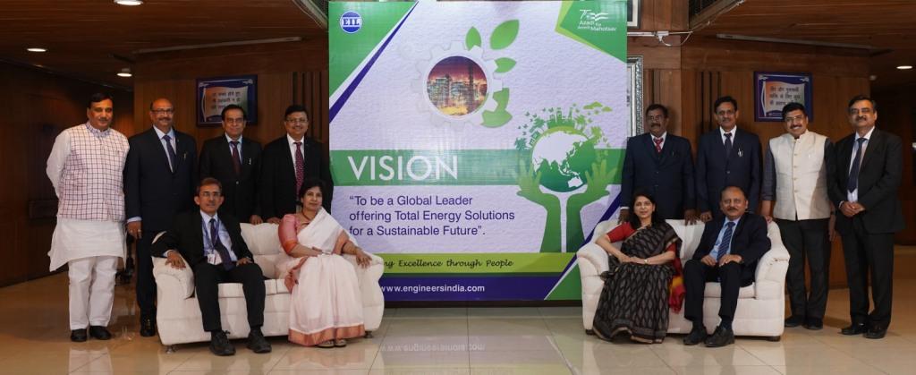 Unveiling of new VISION STATEMENT of EIL